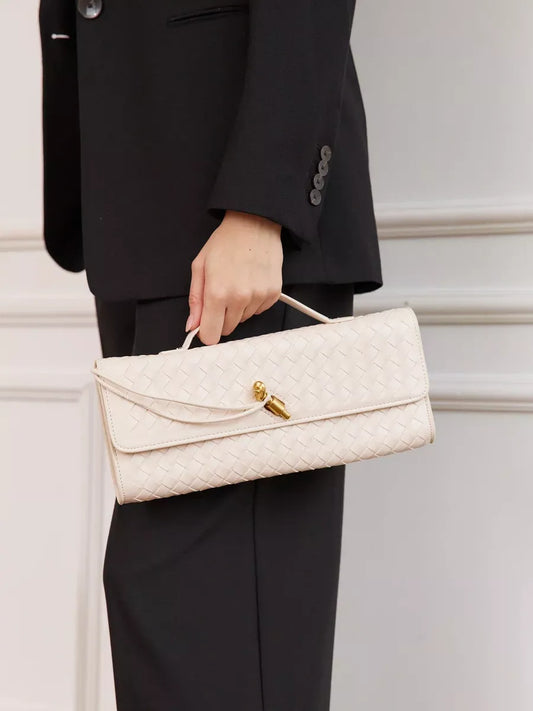 Belle Étoile Nice™ | Sac Pochette Emilia – Blanc Cassé