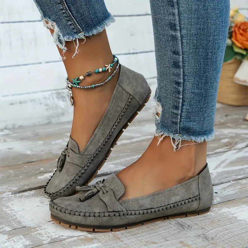 Ingrid™ | Mocassins Orthopédiques Vintage – Style et confort en parfaite harmonie
