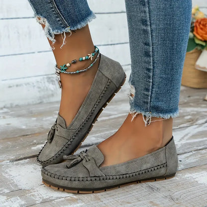 Ingrid™ | Mocassins Orthopédiques Vintage – Style et confort en parfaite harmonie