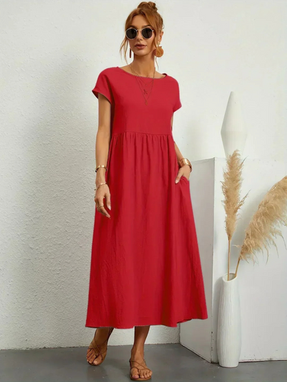 Belle Étoile Nice™ |  Robe élégante à col rond
