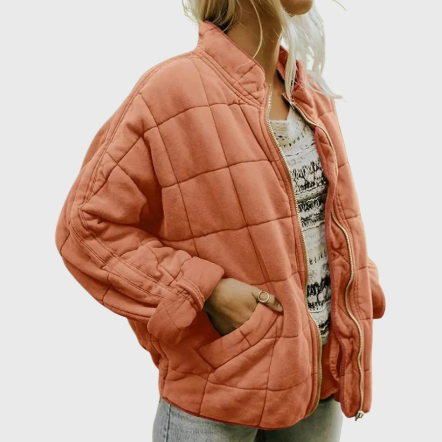 Belle Étoile Nice™ | Manteau Douillet Matelassé – Élégance Décontractée