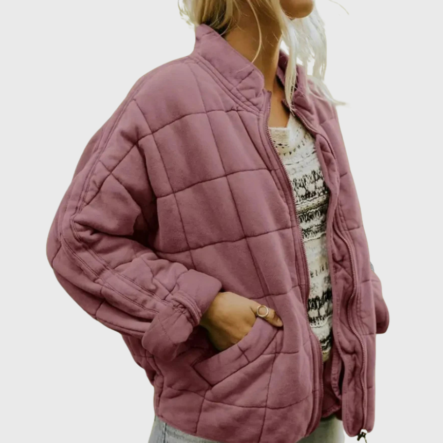 Belle Étoile Nice™ | Manteau Douillet Matelassé – Élégance Décontractée
