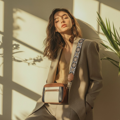 Belle Étoile Nice™ | Sac à bandoulière en cuir élégant