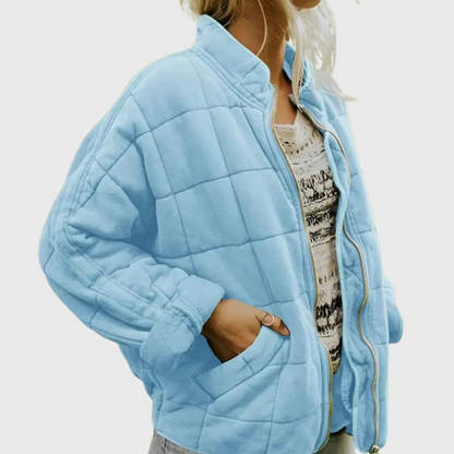 Belle Étoile Nice™ | Manteau Douillet Matelassé – Élégance Décontractée