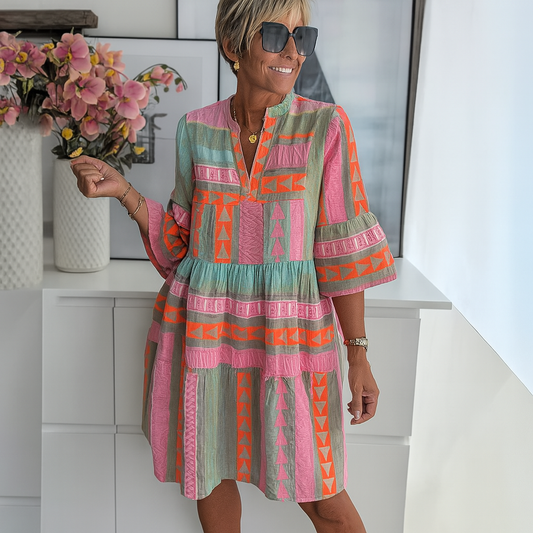 Belle Étoile Nice™ | Margaux - Robe Légère d’Été à Col en V