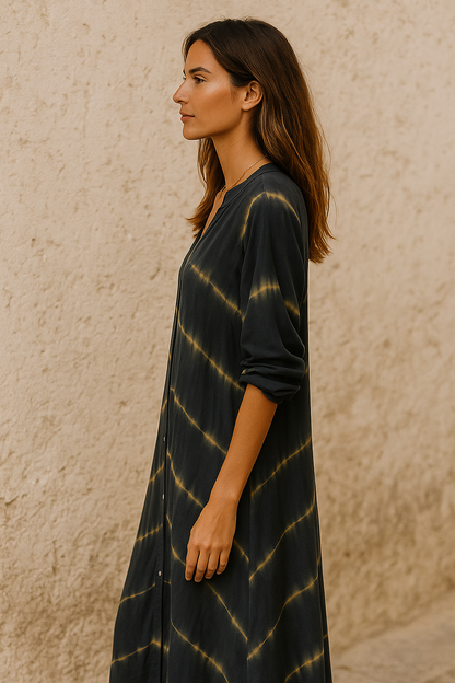 Julia™ | Robe Maxi Bohème à Rayures