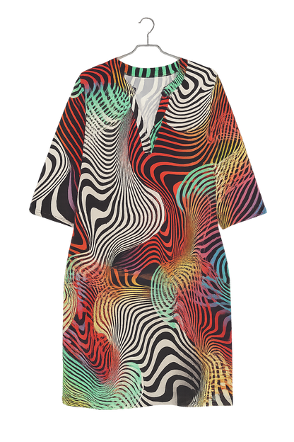 Belle Étoile Nice™ |  Robe vive à col en V
