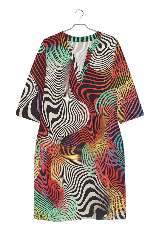 Belle Étoile Nice™ |  Robe vive à col en V