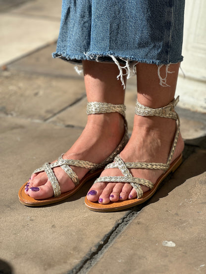 Belle Étoile Nice™ | Sandales Théia - Doré