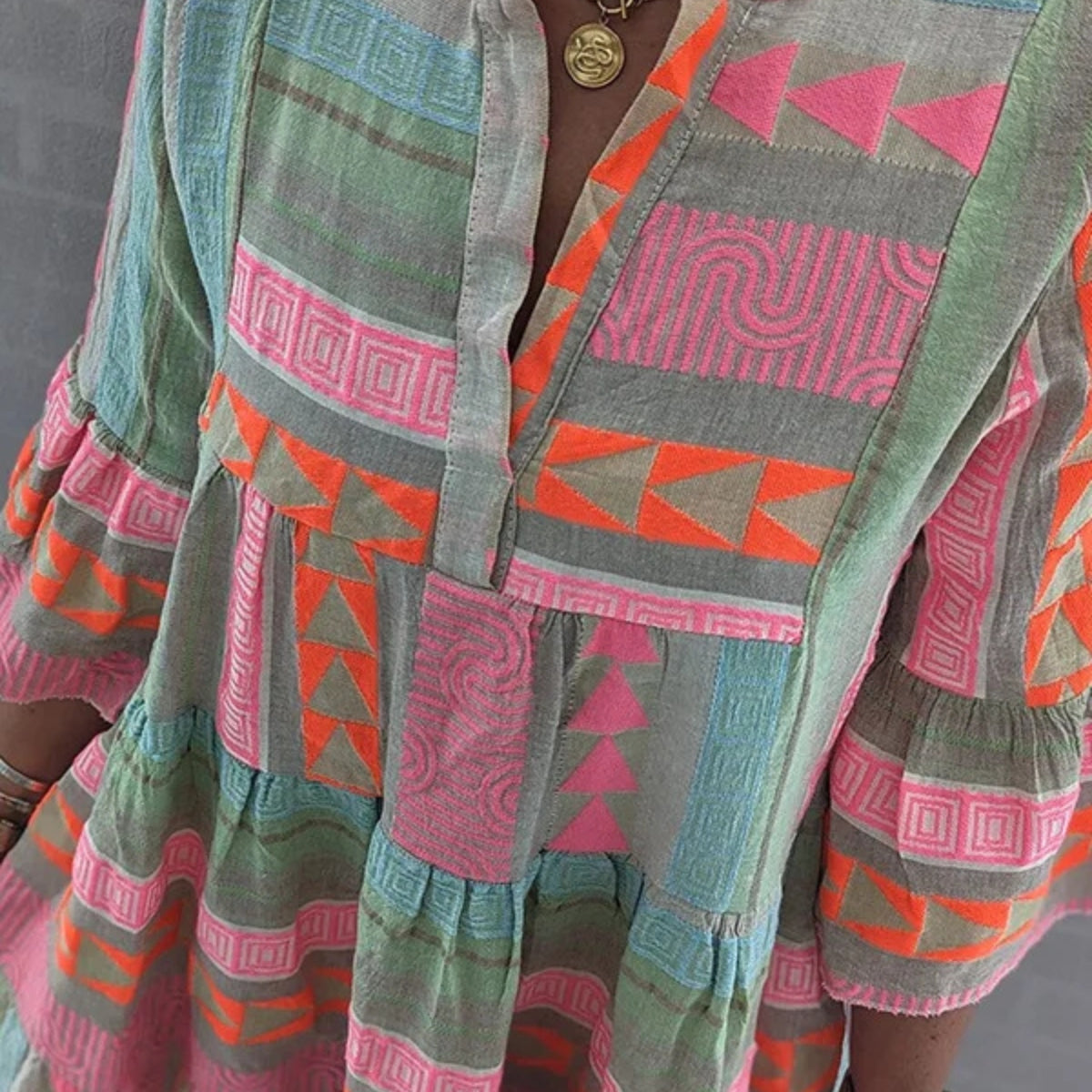 Belle Étoile Nice™ | Margaux - Robe Légère d’Été à Col en V