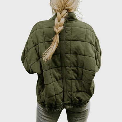 Belle Étoile Nice™ | Manteau Douillet Matelassé – Élégance Décontractée