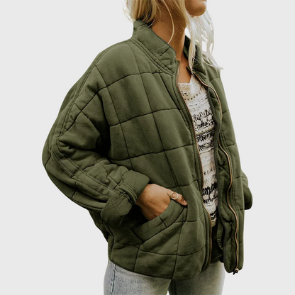 Belle Étoile Nice™ | Manteau Douillet Matelassé – Élégance Décontractée