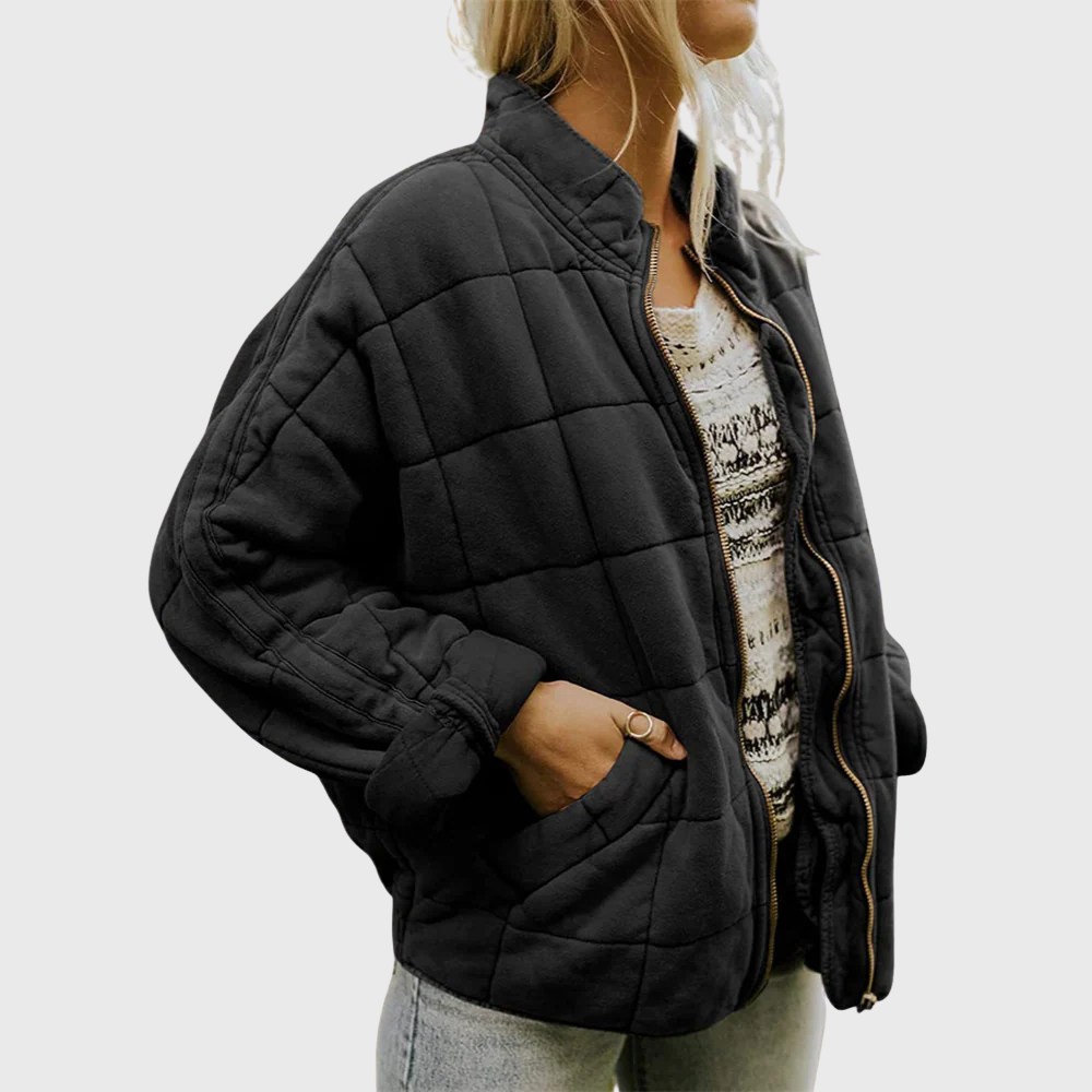 Belle Étoile Nice™ | Manteau Douillet Matelassé – Élégance Décontractée
