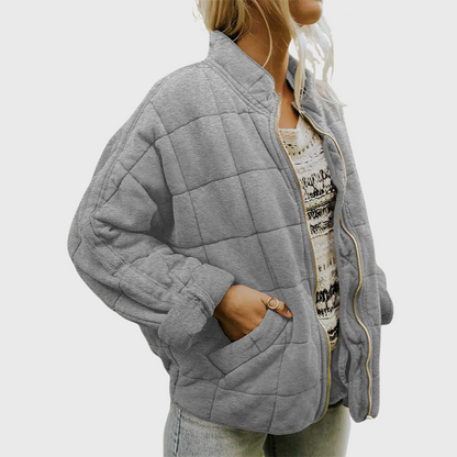 Belle Étoile Nice™ | Manteau Douillet Matelassé – Élégance Décontractée