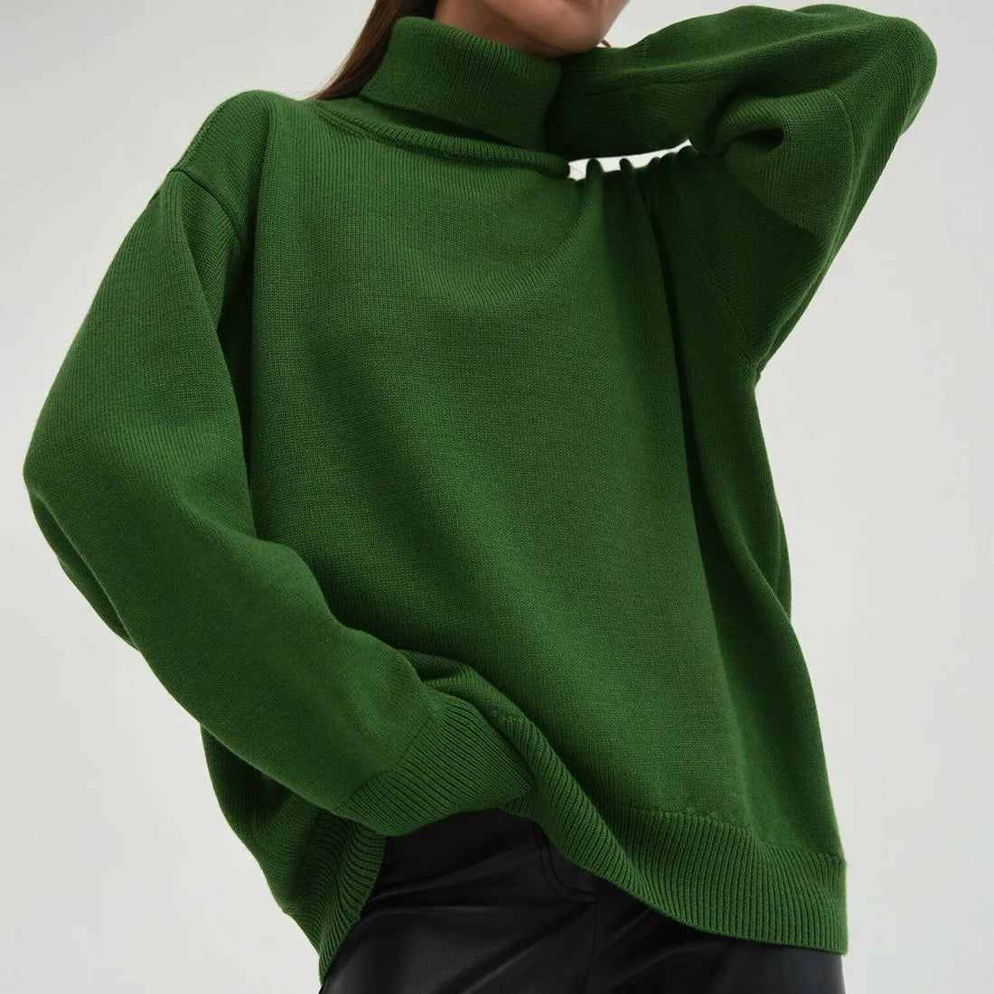 Belle Étoile Nice™ | Pull Col Roulé Femme – Maille Douce et Coupe Élégante