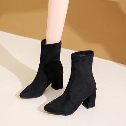 Belle Étoile Nice™ | Bottines Femme Vintage à Talons Hauts