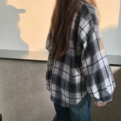 Belle Étoile Nice™ | Veste vintage en flanelle à carreaux