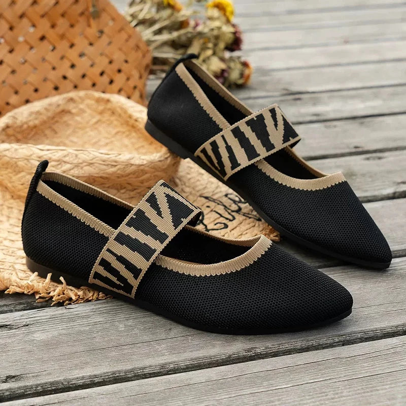 Belle Étoile Nice™ | Ballerines Élégantes à Bout Pointu