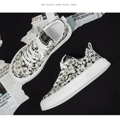Belle Étoile Nice™ | Baskets Femme Imprimées en Toile Mode et Confort