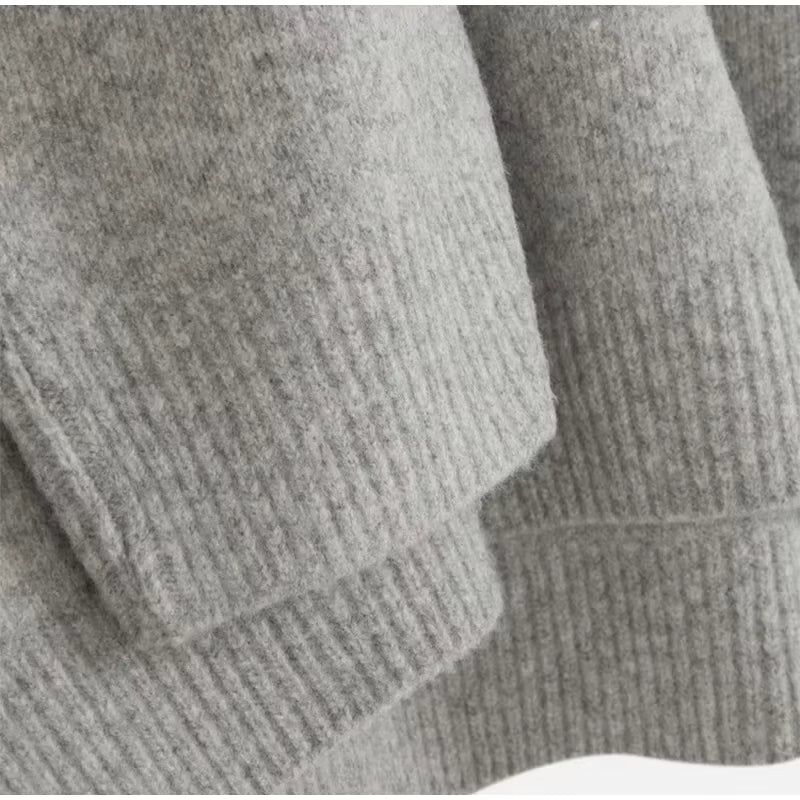 Belle Étoile Nice™ | Pull oversize femme en maille – doux, chaud et parfait pour l’automne