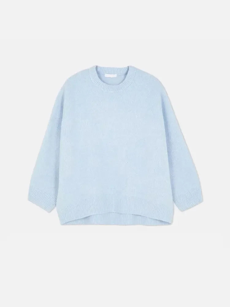 Belle Étoile Nice™ | Pull oversize femme en maille – doux, chaud et parfait pour l’automne