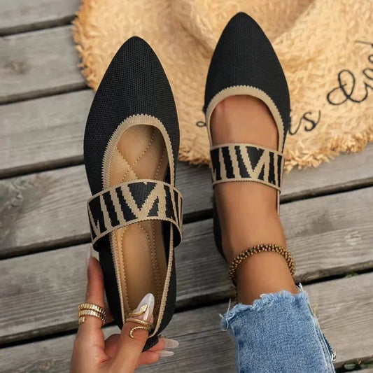 Belle Étoile Nice™ | Ballerines Élégantes à Bout Pointu