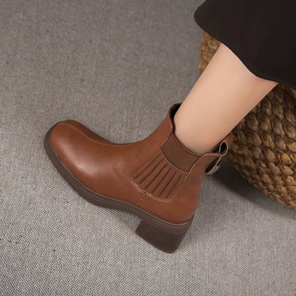 Belle Étoile Nice™ | Bottines Femme Rétro à Talon Haut – Élégantes et Confortables