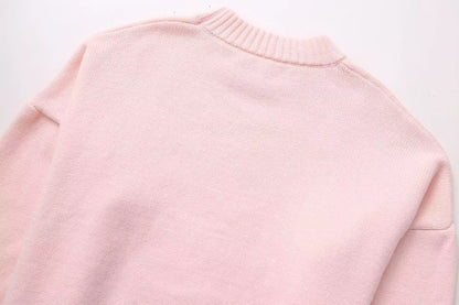 Belle Étoile Nice™ | Pull oversize femme en maille – doux, chaud et parfait pour l’automne