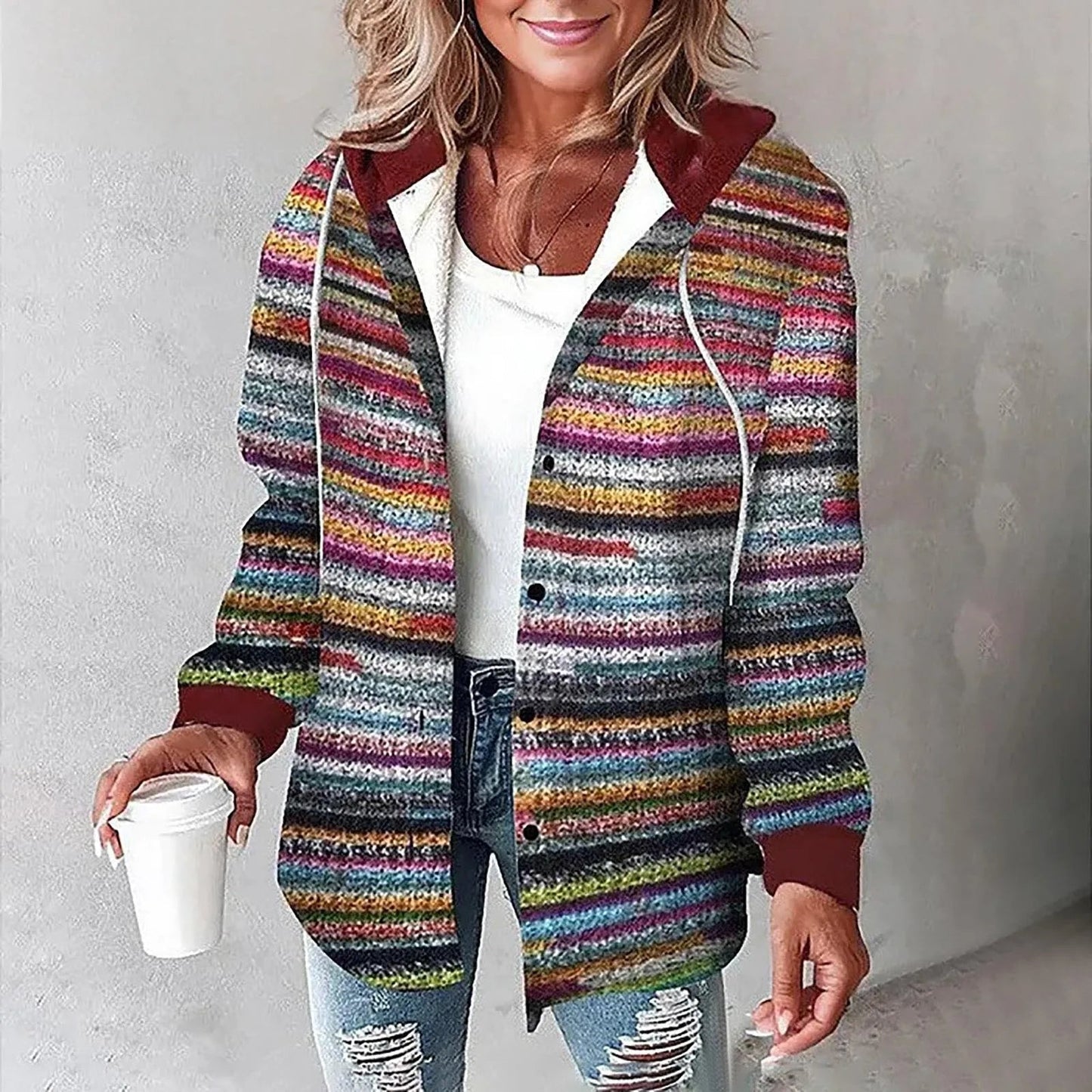 Belle Étoile Nice™ | Veste Douce et Chaleureuse d’Automne