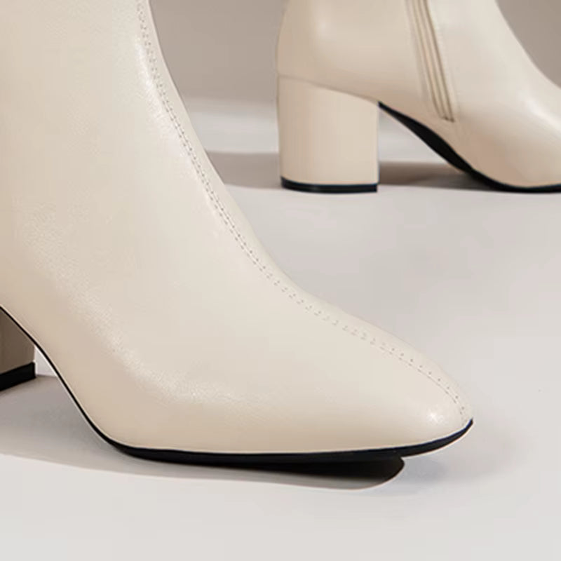Belle Étoile Nice™ | Bottines Femme Élégantes à Talon Moyen