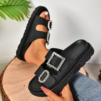 Ophélie™ - Elegant Sandals with Shiny Buckles 