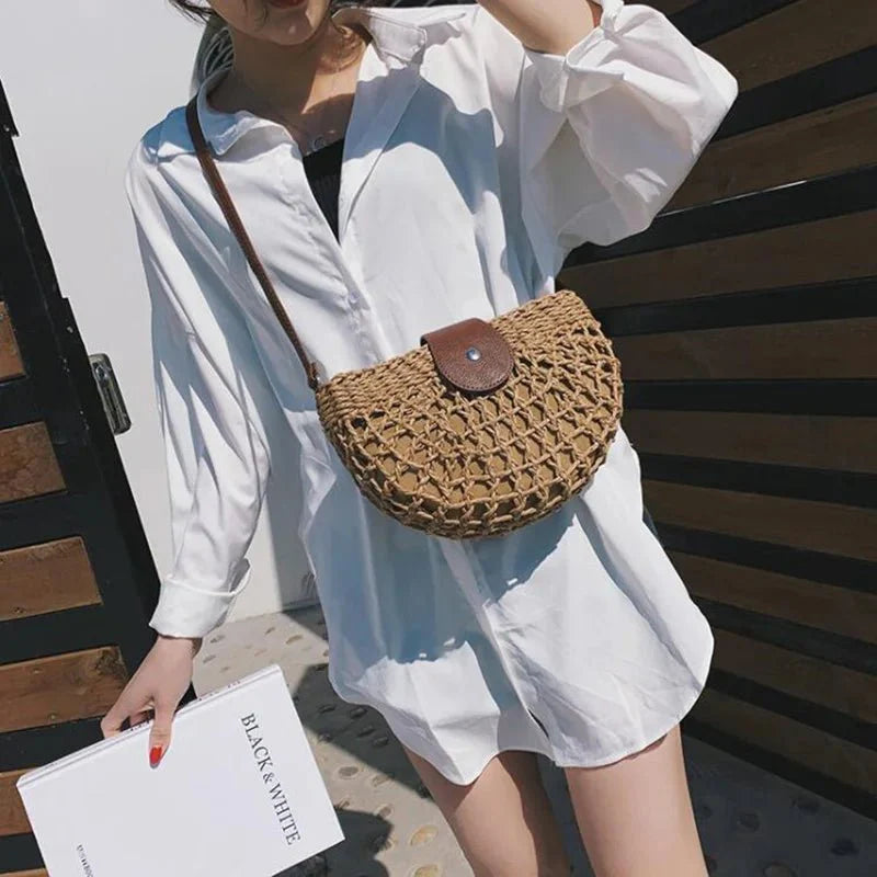 Naïa™ | Sac Bohème Tressé – Édition Été