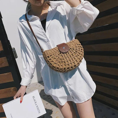 Naïa™ | Sac Bohème Tressé – Édition Été