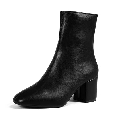 Belle Étoile Nice™ | Bottines Femme Élégantes à Talon Moyen