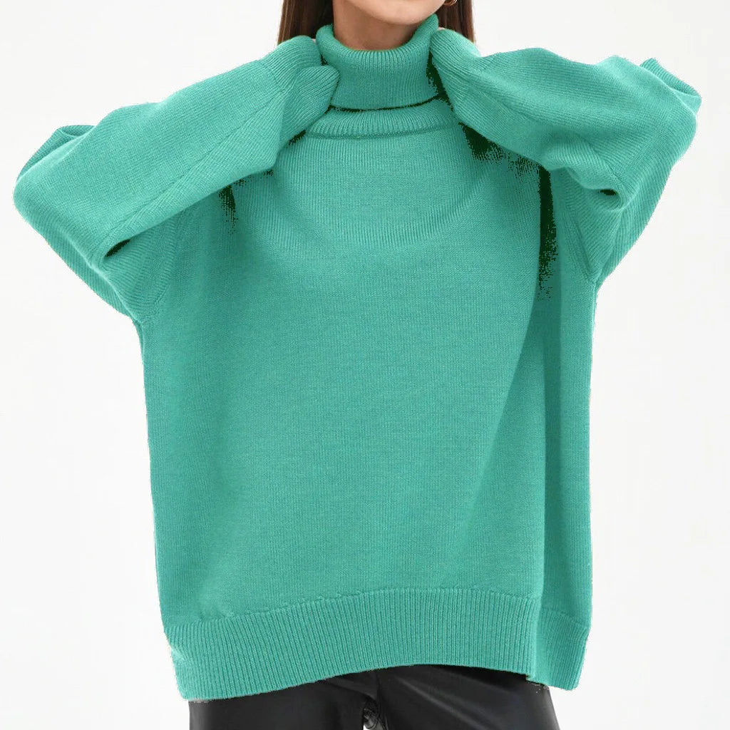 Belle Étoile Nice™ | Pull Col Roulé Femme – Maille Douce et Coupe Élégante