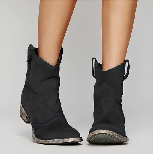 Belle Étoile Nice™ | Roselle - Bottines en Suède à l’Esprit Bohème