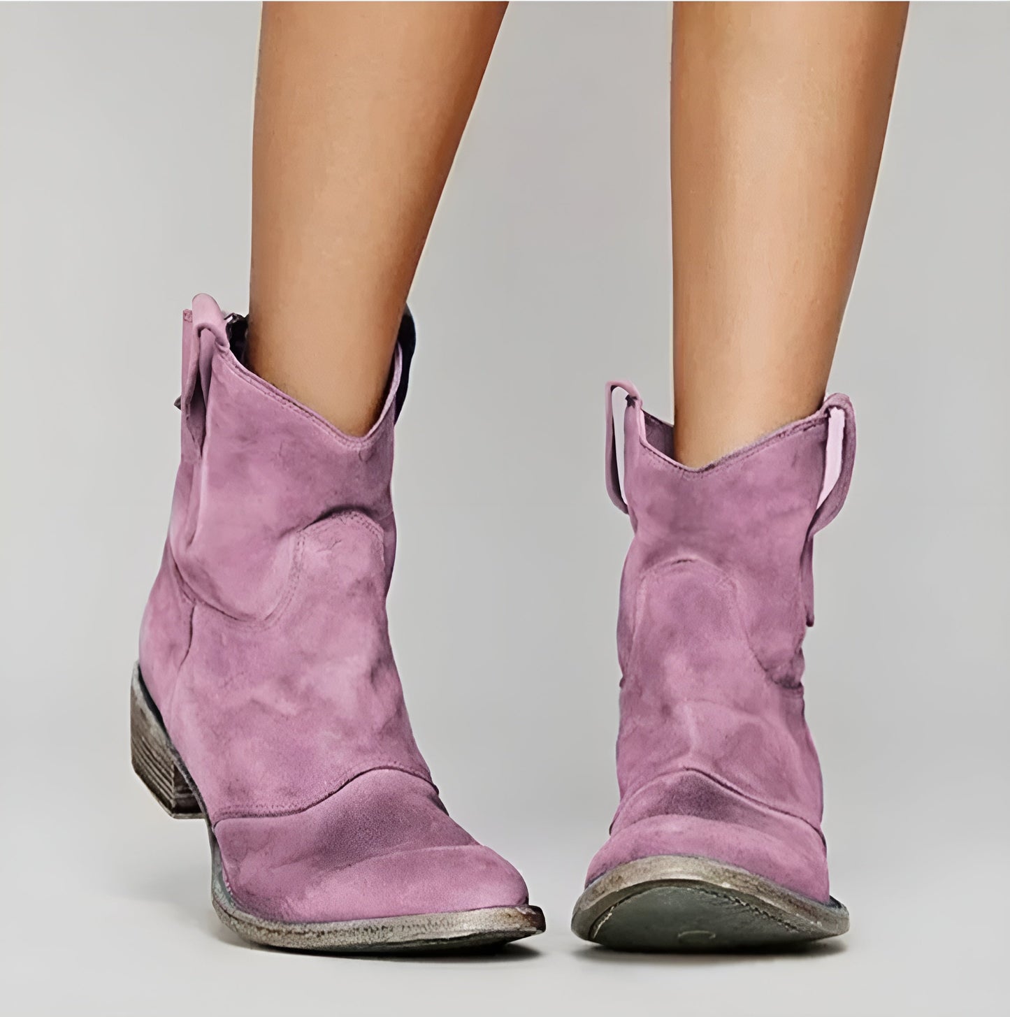 Belle Étoile Nice™ | Roselle - Bottines en Suède à l’Esprit Bohème