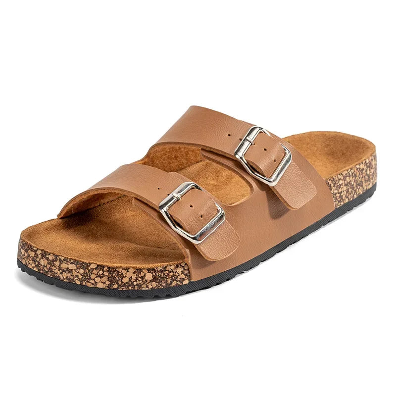 Solène™ | Sandales Femme à Double Bride et Semelle Confort