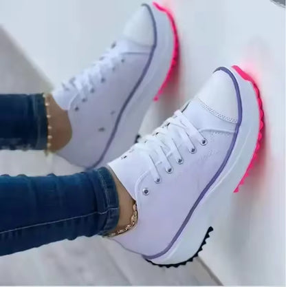 Eveloise™ | Baskets Confortables à Semelle Plateforme