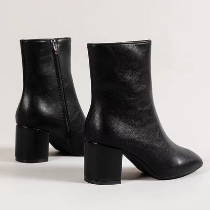 Belle Étoile Nice™ | Bottines Femme Élégantes à Talon Moyen
