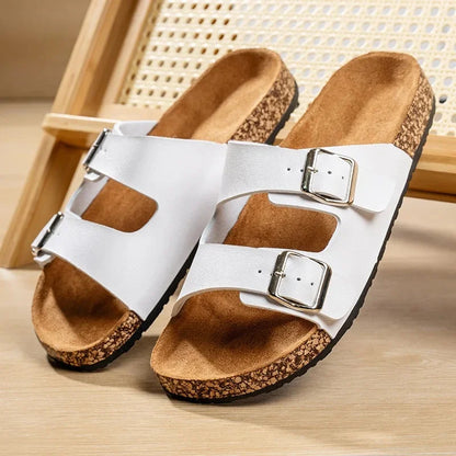 Solène™ | Sandales Femme à Double Bride et Semelle Confort