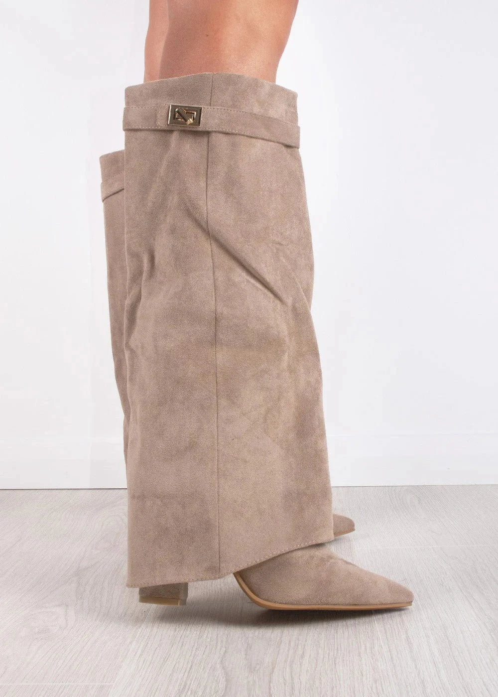 Belle Étoile Nice™ | Bottes Hautes en Daim Lavista