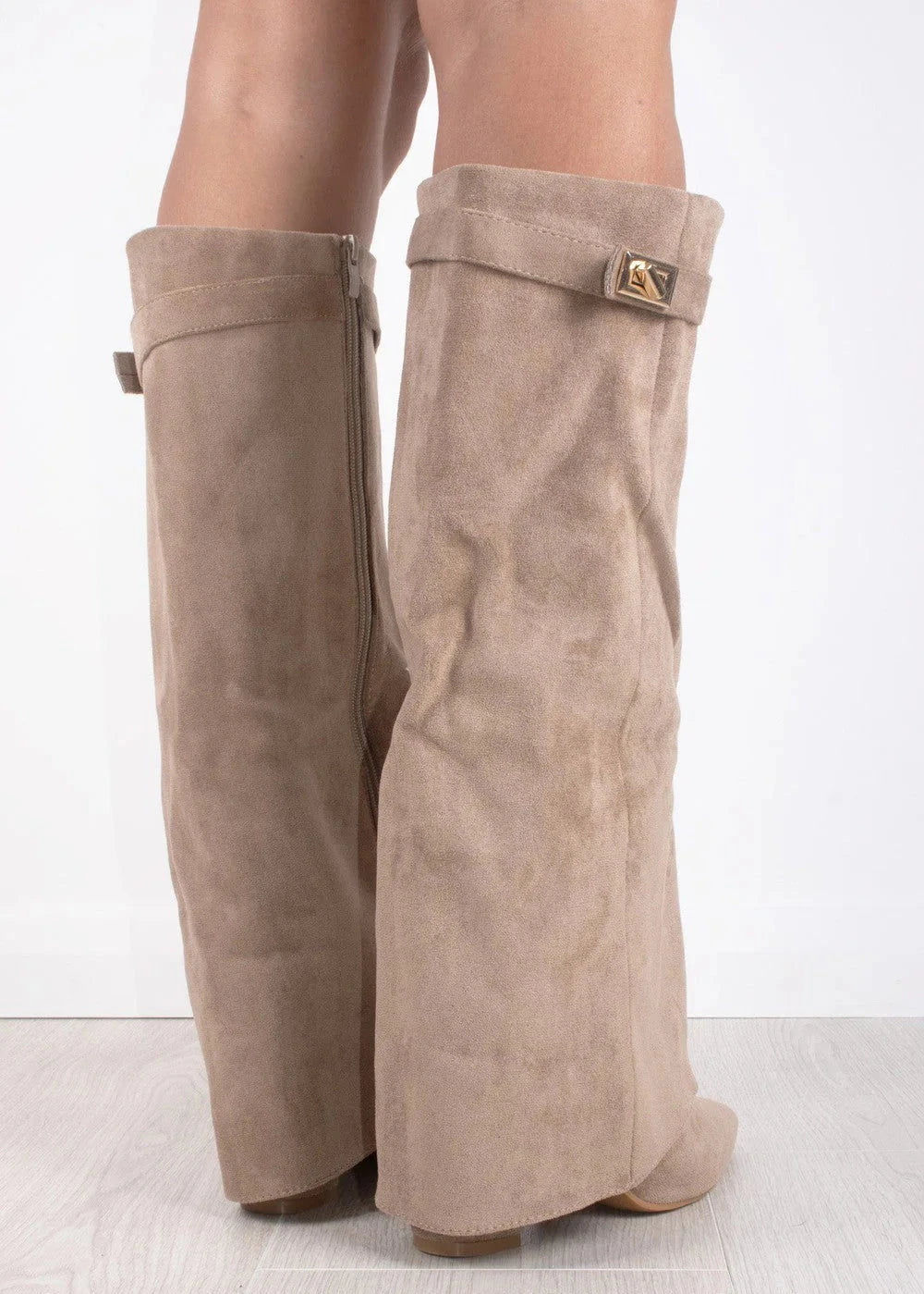 Belle Étoile Nice™ | Bottes Hautes en Daim Lavista