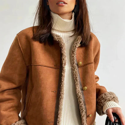 Belle Étoile Nice™ | CHARLIE - VESTE EN CUIR CHAUDE ET RAFFINÉE