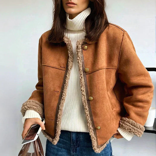 Belle Étoile Nice™ | CHARLIE - VESTE EN CUIR CHAUDE ET RAFFINÉE