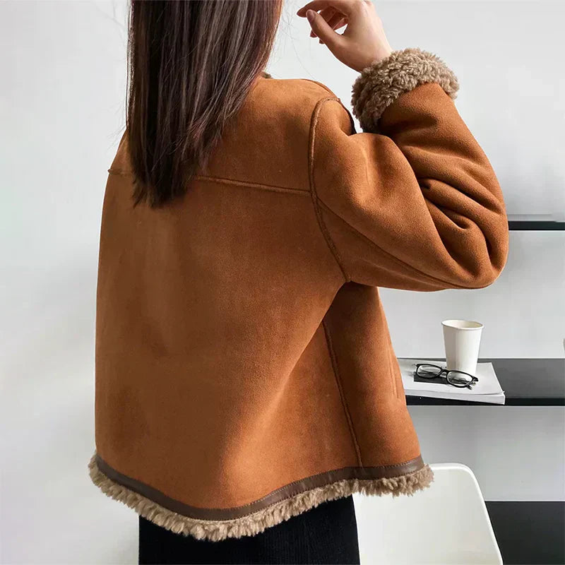 Belle Étoile Nice™ | CHARLIE - VESTE EN CUIR CHAUDE ET RAFFINÉE
