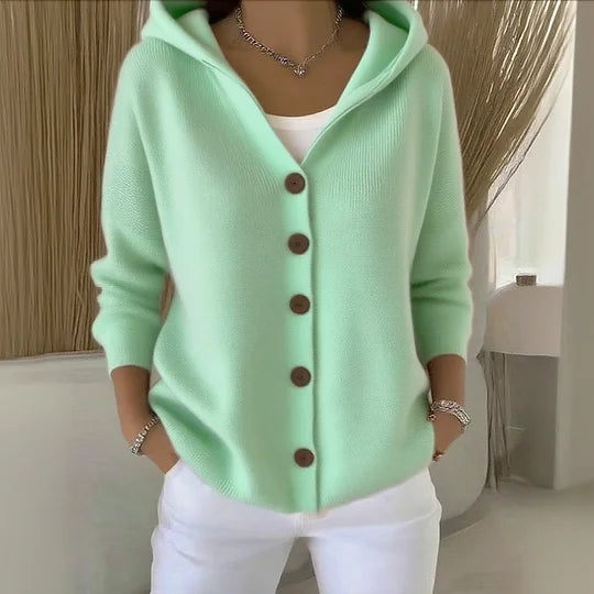 Belle Étoile Nice™ | Philomène – Cardigan à capuche en coton doux