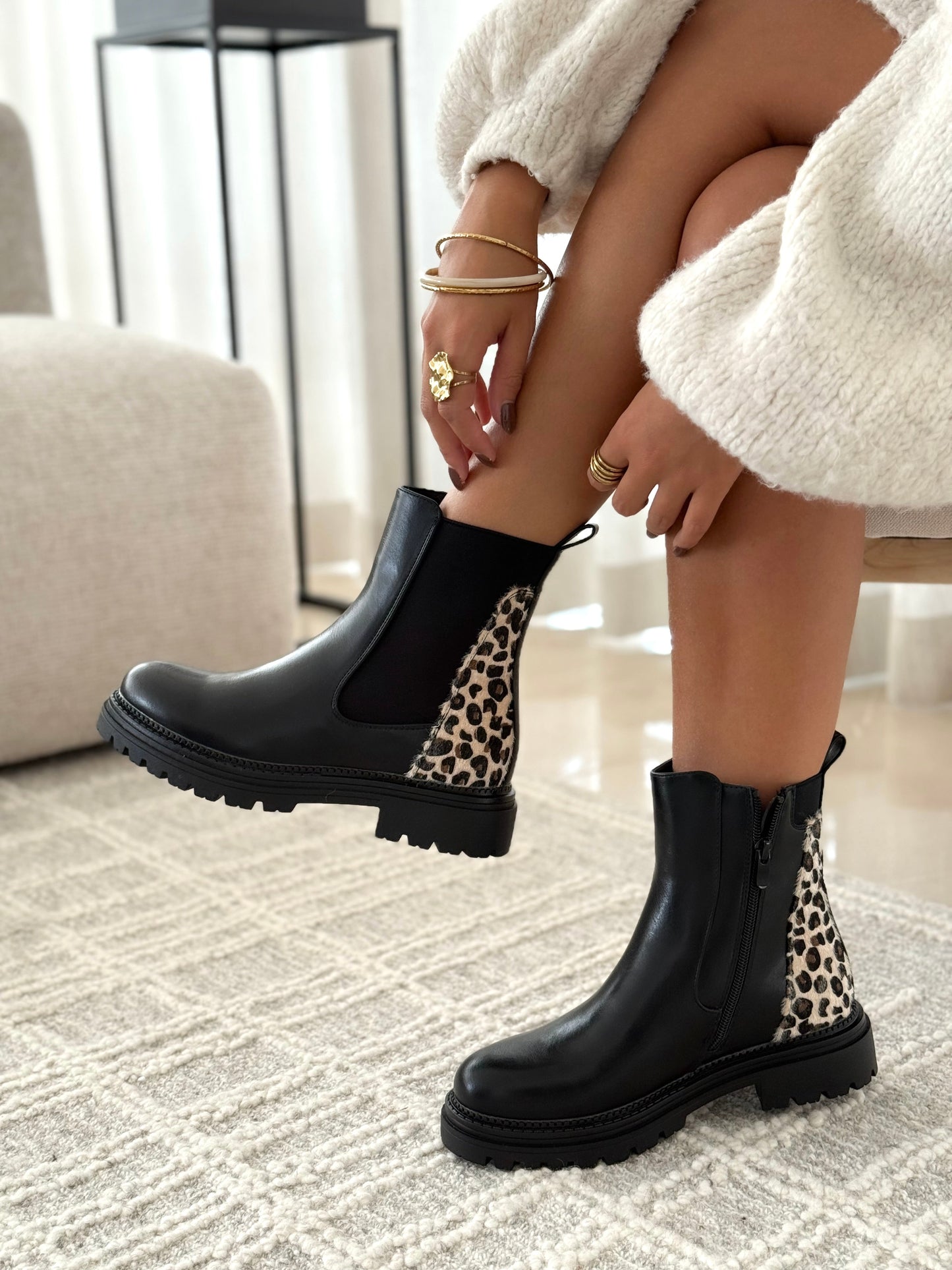 Belle Étoile Nice™ | Bottines CHASY  NOIR