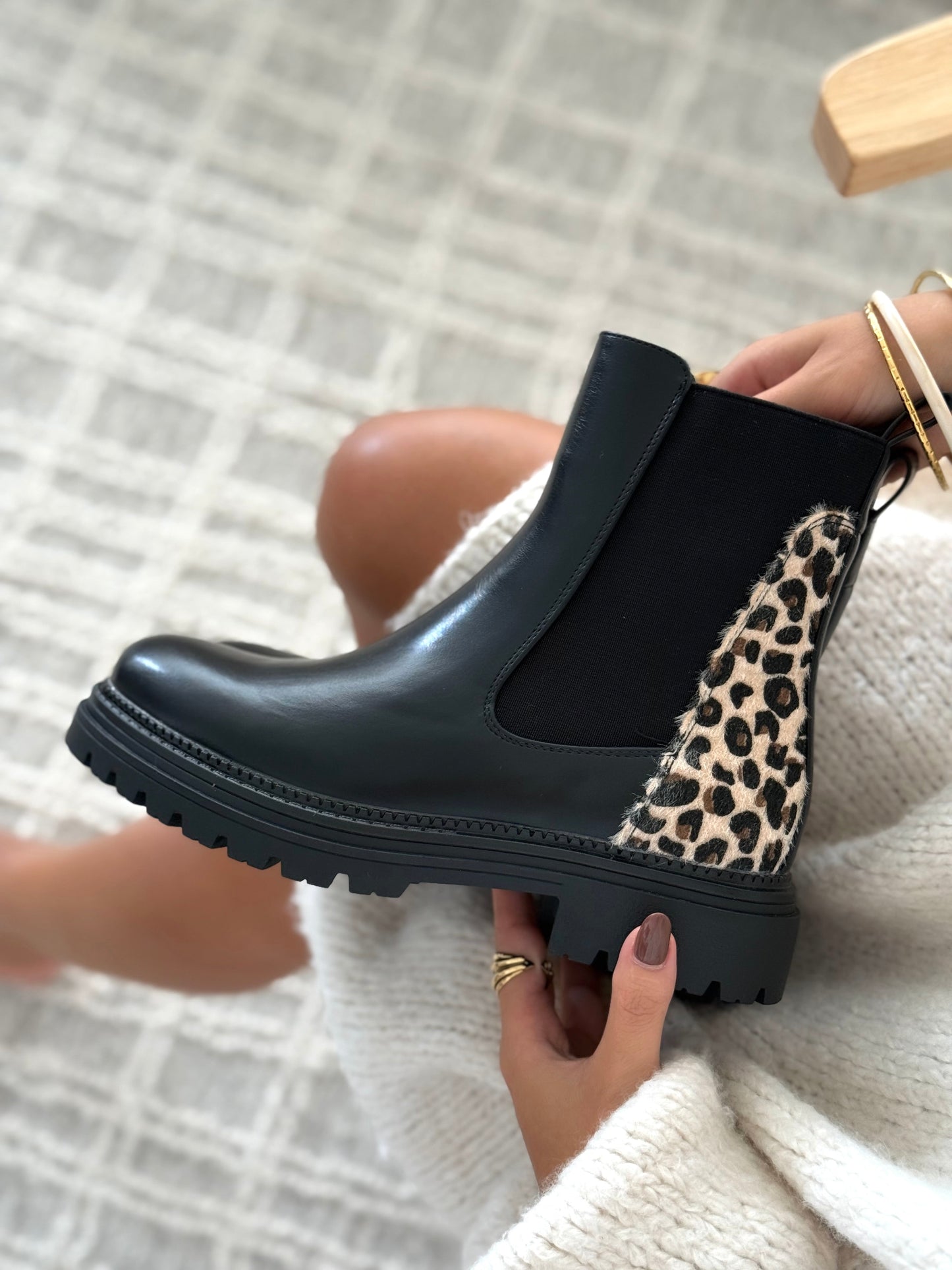 Belle Étoile Nice™ | Bottines CHASY  NOIR