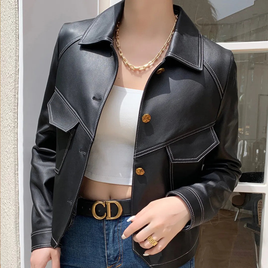Belle Étoile Nice™ | Camille - Manteau de printemps élégant